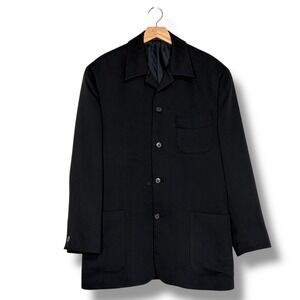 Jeffrey‎ Banks Men's Black Softwear Blazer Jacket Easy Pieces Size 38